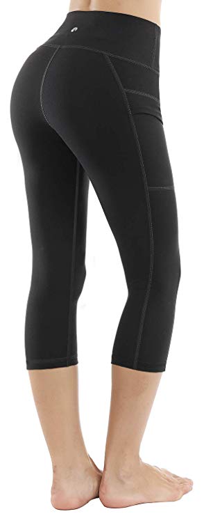 LifeSky Yoga Pants for Women with Pockets High Waist Tummy Control Leggings 4 Way Stretch Soft & Slim Active Leggings