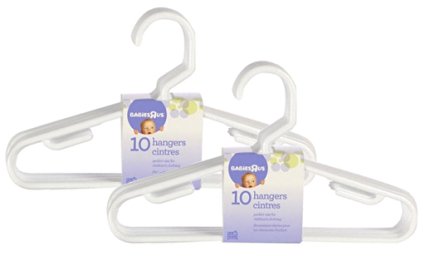 Babies R Us 20 Pack Hangers - White