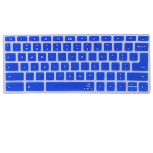 Keyboard Cover Skin for Acer 13.3 Chromebook C810, Acer Chromebook 11.6 CB3-111, Acer Chromebook 11.6 C740, Acer C720 C720P Chromebook, Acer Chromebook 13 CB5-311 (Blue)