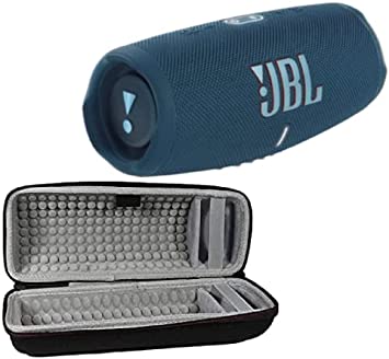 JBL Charge 5 - Portable Bluetooth Speaker with Exclusives Hardshell Travel Case with IP67 Waterproof and USB Charge Out (Blue)