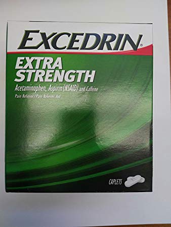 Excedrin Extra Strength Caplets 25 Packets of 2 (25/2's) Display Box