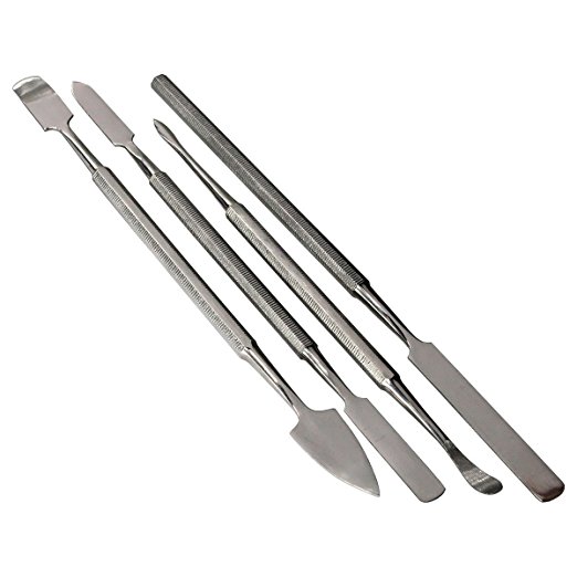 HTS 154P1 4 Pc Stainless Steel Spatula Wax & Clay Sculpting Tool Set