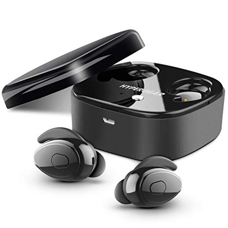 HyperGear True Wireless Bluetooth/Cable Free In-Ear Design Earbuds. Sweatproof Earphones With Noise Cancelling Microphone. Compact Earbuds,30 Hours Battery Life For Reliable Streaming of Music & Calls