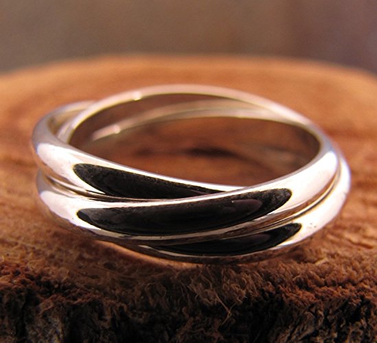 Argentium Sterling Silver Rolling Ring