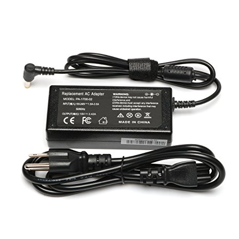 Reparo 65w Ac Laptop Adapter Charger for Asus X401 X401A X401U X501 X501A X502CA X550 X550C X550CA X550L X550LA X550LB X550LNV X550ZA X551 X551C X551CA X551M X551MA X551MAV X751MA Power Supply Cord