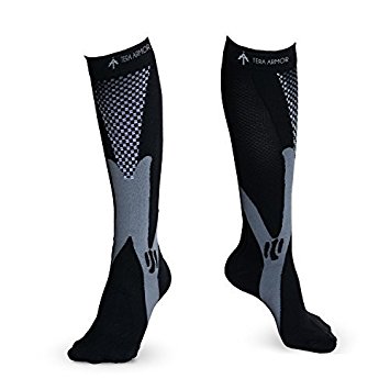 Compression Socks for Men & Women - Perfect for Running, Shin Splints, Flight Travel, Arthritis, and Maternity Pregnancy