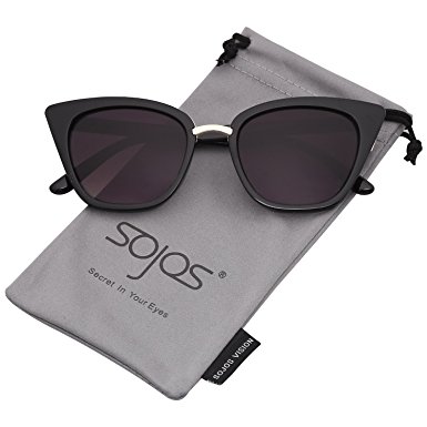 SojoS Cat Eye Brand Designer Sunglasses Fashion UV400 Protection Glasses SJ2052