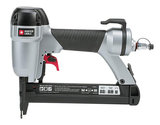 PORTER-CABLE NS100B 1-Inch 18-Gauge Narrow Crown Stapler