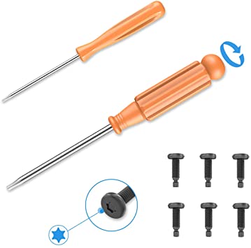 KIMILAR Screwdrivers and Screws Compatible with Ring Video Doorbell/Doorbell 2/Doorbell 3, Replacement Security T6 T15 Torx Screwdriver Doorbell Repair Hardware Tools Kit