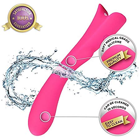 Wireless Vibrator, Waterproof Personal Wand Massager For Woman , 7 Magic Modes Vibrantor , Medical Grade Silicone USB Rechargeable Cordless Compact Dildo, Quiet but Powerful Massager Wand
