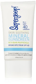 Supergoop! Skin Soothing Mineral Sunscreen with Olive Polyphenols SPF 40, 2.4 fl. oz.