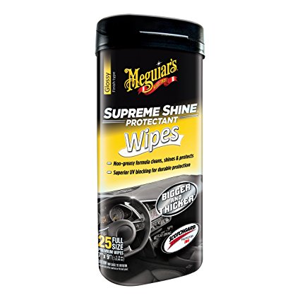 Meguiar's G4000 Supreme Shine Hi-Gloss Wipes (25 wipes)