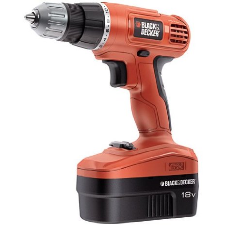 Black   Decker EPC18CA 18V NiCd Cordless Drill Driver