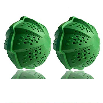 BERON Pack of 2 Laundry Balls Wash Balls for 1500 Washings Laundry Detergent Alternative