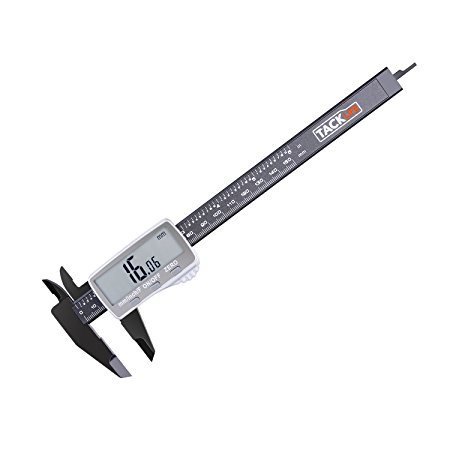 Tacklife DC01 Classic Digital Caliper 6 Inch with Extra Large LCD Screen Inch/Fractions/Millimeter Conversion and ± 0.2mm Accuracy