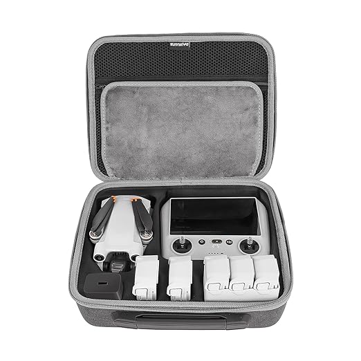 Mini 3 Pro Case,SUNNYLIFE Carrying Case for DJI Mini 3 Pro,Waterproof High Capacity Storage Case Compatible with DJI Mini 3 Pro,Mini 3 Pro Drone Accessories. (Multifunctional case)