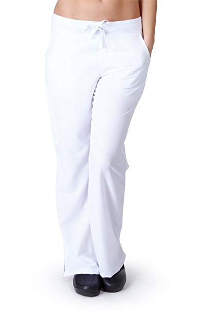 UltraSoft Premium Medical Scrub Pants for Women - Drawstring Yoga Pant inspired - JUNIOR FIT