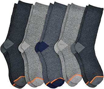 Weatherproof - Men's Thermal Crew Cut Socks 5 Pairs Size 10-13 WP102951