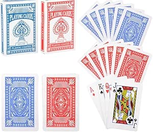 Bulk Playing Cards, 2.25 Inch x 3.5 Inch 24 Packs