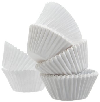 A World of Deals Best Quality Standard Size White Cupcake Paper - Baking Cup - 1 Pack Cup Liners 500 Pcs