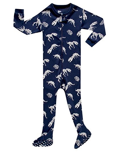 KikizYe Little Baby Boys Footed Pajama Sleeper 100% Cotton Pjs Size 6M-5T