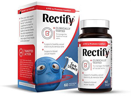 Rectify Oral Capsules - Advanced Formula for Managing Hemorrhoids - 60 ct., from Purity Products