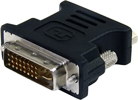 StarTech.com DVI to VGA Cable Adapter - Black - M/F - DVI-I to VGA Converter Adapter (DVIVGAMFBK)