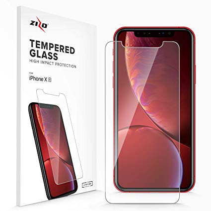 Zizo Glass Compatible with iPhone XR Tempered Glass Screen Protector Anti Scratch 9H Hardness Clear