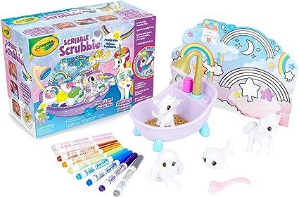 Crayola Scribble Scrubbie Peculiar Pets Tub Playset, Creative Toys