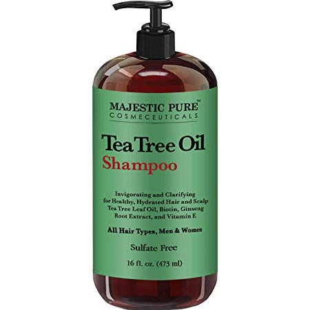 Majestic Pure Tea Tree Oil Hair Shampoo - 16flOz