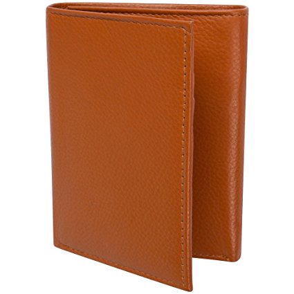 Access Denied Mens Leather RFID Blocking Wallet Trifold with ID Window