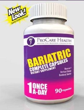Bariatric Once-A-Day Multivitamin 90 Ct Capsule- Made for Gastric Bypass Sleeve WLS Surgery