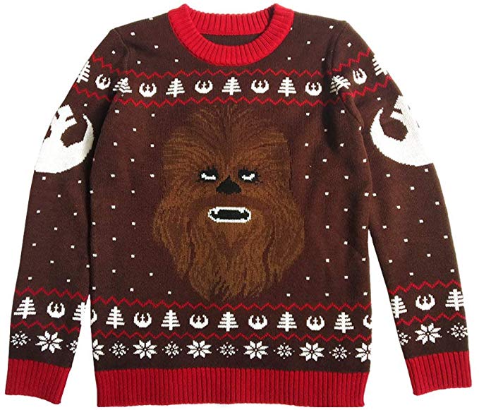 Star Wars Chewbacca Ugly Christmas Sweater Chewie Holiday Adult Sweater