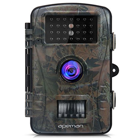 APEMAN Trail Camera Full HD 2.4" LCD Super Waterproof Hunting & Wildlife Camera with 940nm Invisible IR LEDs Night Vision up to 65ft/20m