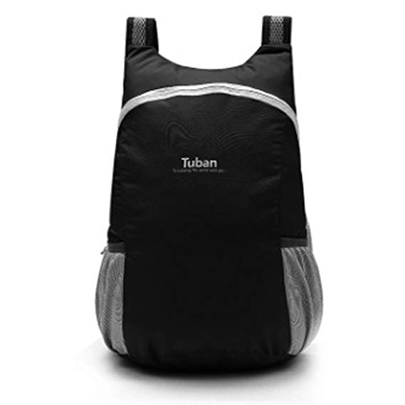 Foldable Waterproof Travel Backpack Bag, Ultra Lightweight Nylon Foldable Daypack for Outdoor Jogging Hiking Camping