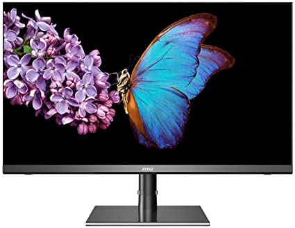 MSI Creator PS321QR 32" 2560 x 1440 WQHD 165Hz 1ms Response Time 16:9 Aspect Ratio VESA Certified Display HDR 600 Anti-Glare Tilt/Swivel/Height Adjustment Content Creation Monitor, Black