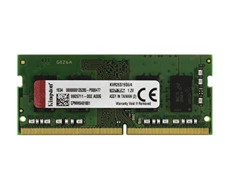 KIngston 4GB 2666 MHz CL19 Non ECC 260-Pin SODIMM RAM Memory Module for Notebooks and Laptops