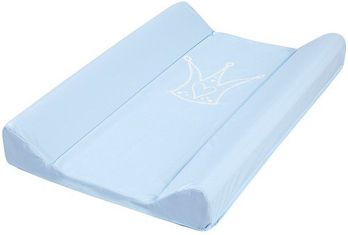BABY COT COTBED CHANGING MAT PADDED HARD BASE 3 DESIGNS UNIQUE 80X50 **NEW** (Prince in Blue)