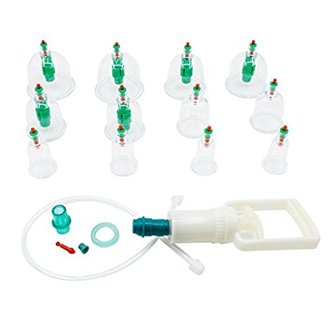 Cupping Therapy Set - Professional Hijama Cupping Set - Cupping Kit for Muscle Recovery, Repair, and Relaxation