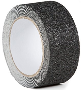 Non-Slip Tape Roll, 15 Feet, 2" Width, Weather Resistant, Commercial Grade 80 Grit, Indoor & Outdoor