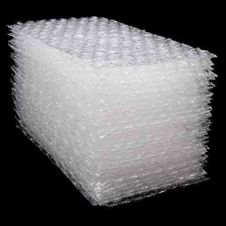 200 Pcs Clear Bubble Pouches Bags 4x7.8 inch, Protective Bubble Pouch Double Walled Flush Cut Thickening Shockproof Foam Wrap Bags for Cushioning, Packing, Shipping, Moving and Storage