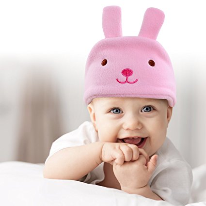 COTOP Children Headband Headphone Music Headband, Comfortable Volume-Limited Soft Fleece Headband - Perfect for Kids (Pink Rabbit)