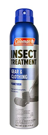 Coleman Gear and Clothing Permethrin Insect Repellent Aerosol, 6 Ounce