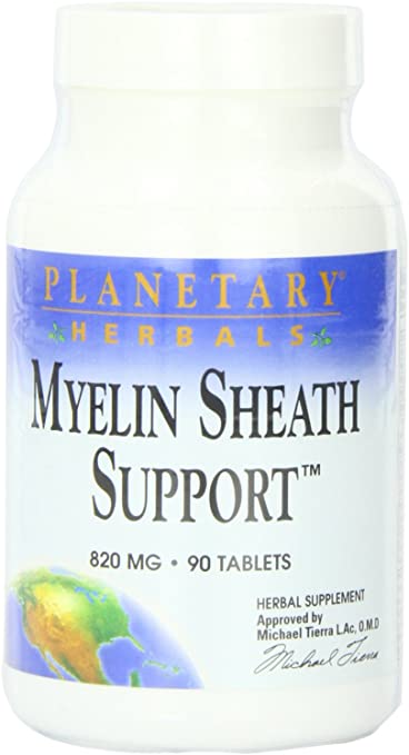 Planetary Herbals Myelin Sheath Support Tablets, 90 Count