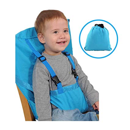 High Chair Harness for Baby Feeding | Portable for Travel | Highchair Safety Cushion seat for Infant, Baby and Toddler | Easy to Store | Adjustable Shoulder Strap | Universal Size Holds up to 44Lbs