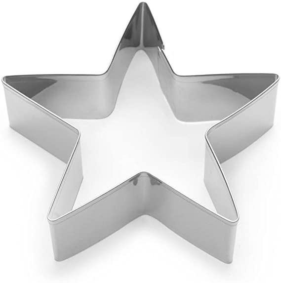 Fox Run Star Cookie Cutter, 3.5-Inch, Stainless Steel