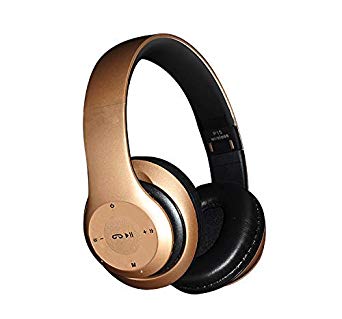 Bluetooth Headphones Wireless Headpohones Clear, Cheap, Good Headgear Wireless 4.1 Headphones Metolic Bronze Gold