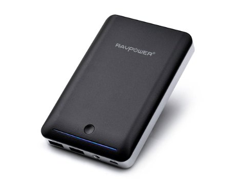 RAVPower RP-PB13 2nd Gen 14000mAh Dual USB Ports Portable Power Bank Black