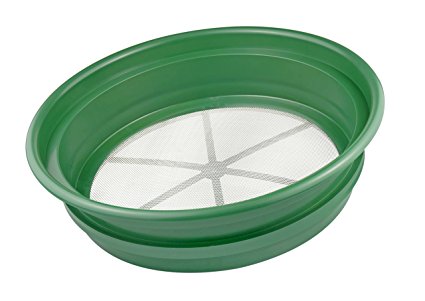 SE GP2-120 Patented 13-1/4" Stackable Sifting Pan, Mesh Size 1/20"