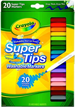 Super Tips Markers 20 count pack of 12